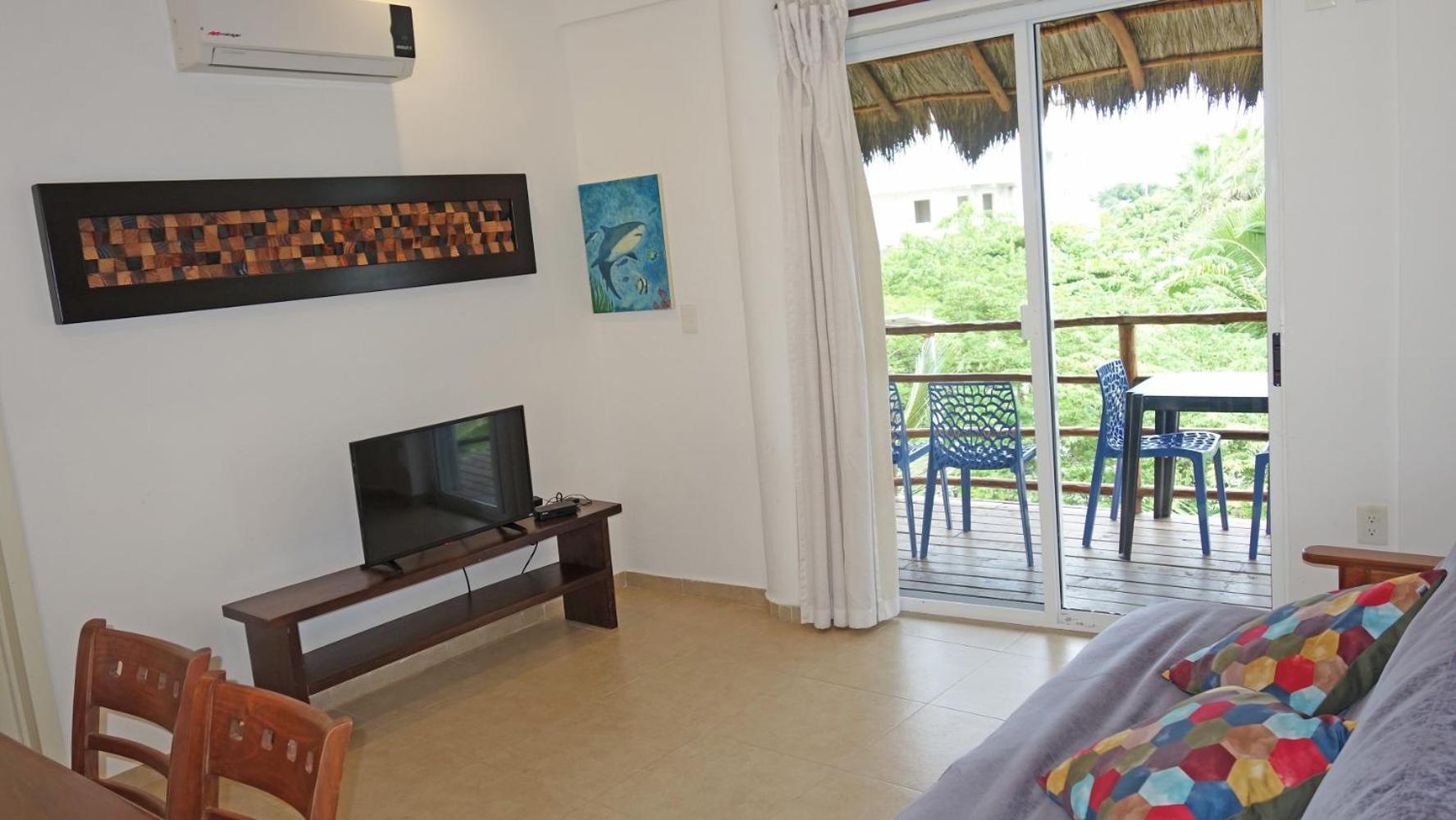 El Fuerte Beach Apartments Mahahual Rom bilde