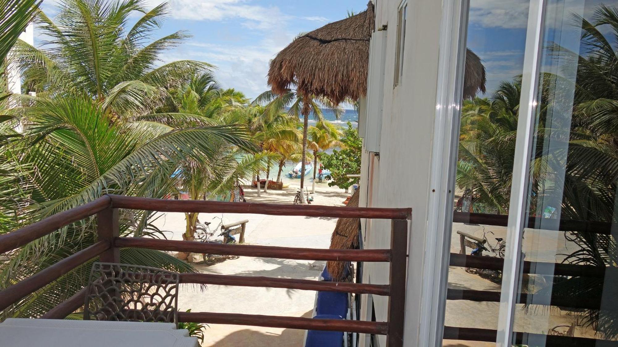 El Fuerte Beach Apartments Mahahual Rom bilde