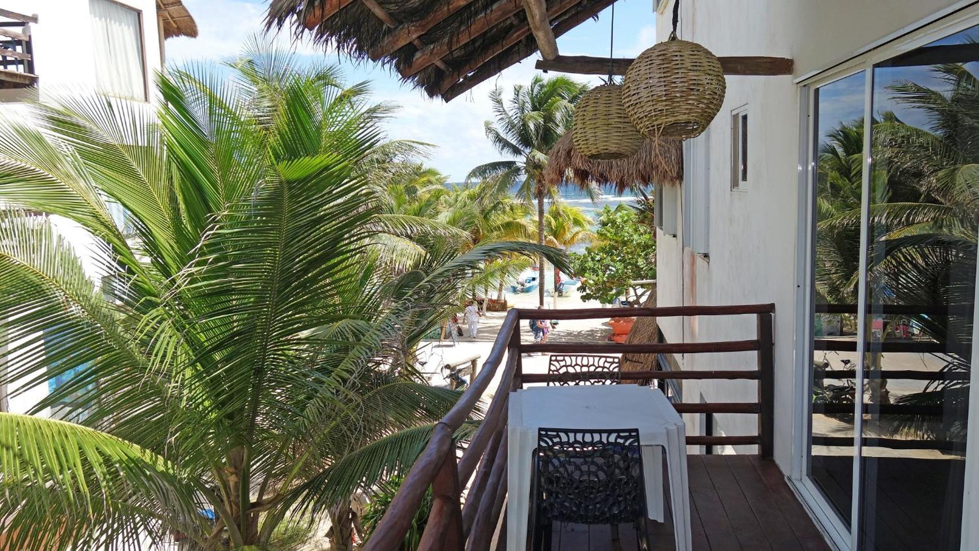 El Fuerte Beach Apartments Mahahual Rom bilde