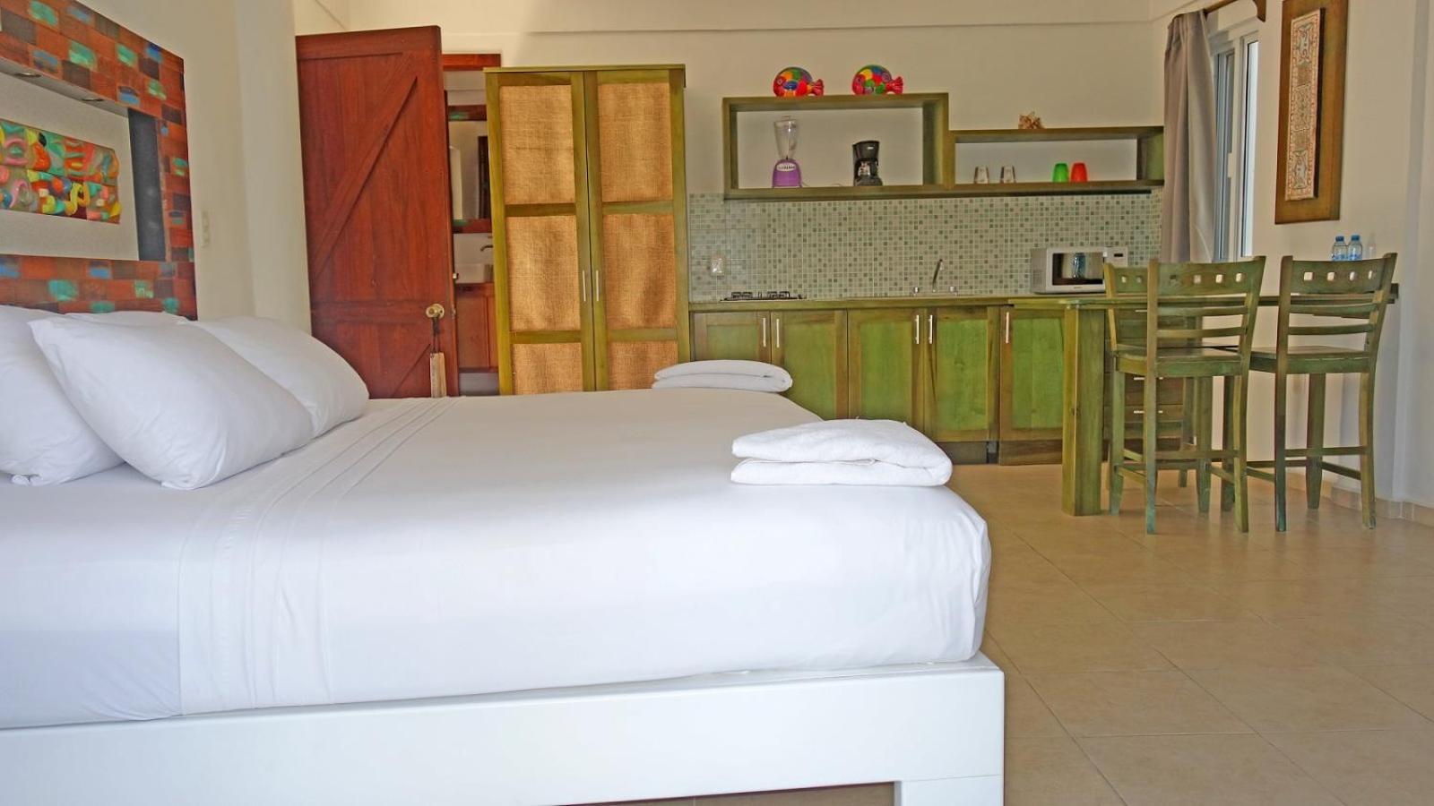 El Fuerte Beach Apartments Mahahual Rom bilde