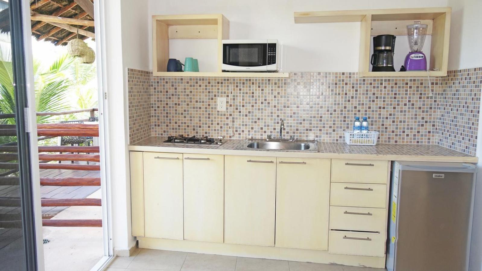 El Fuerte Beach Apartments Mahahual Eksteriør bilde