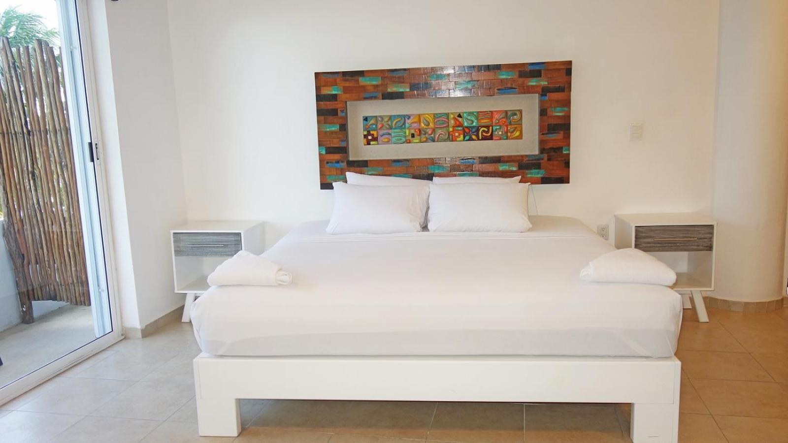 El Fuerte Beach Apartments Mahahual Rom bilde