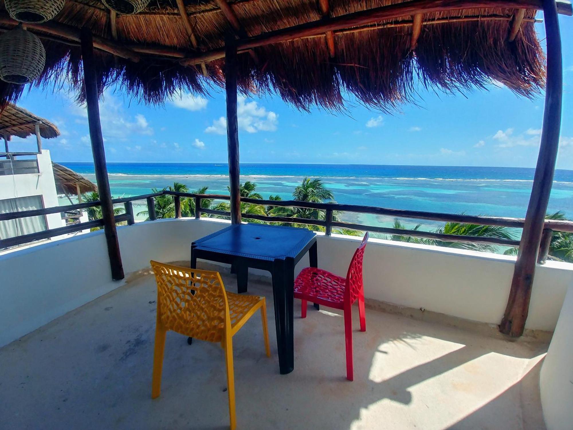 El Fuerte Beach Apartments Mahahual Rom bilde